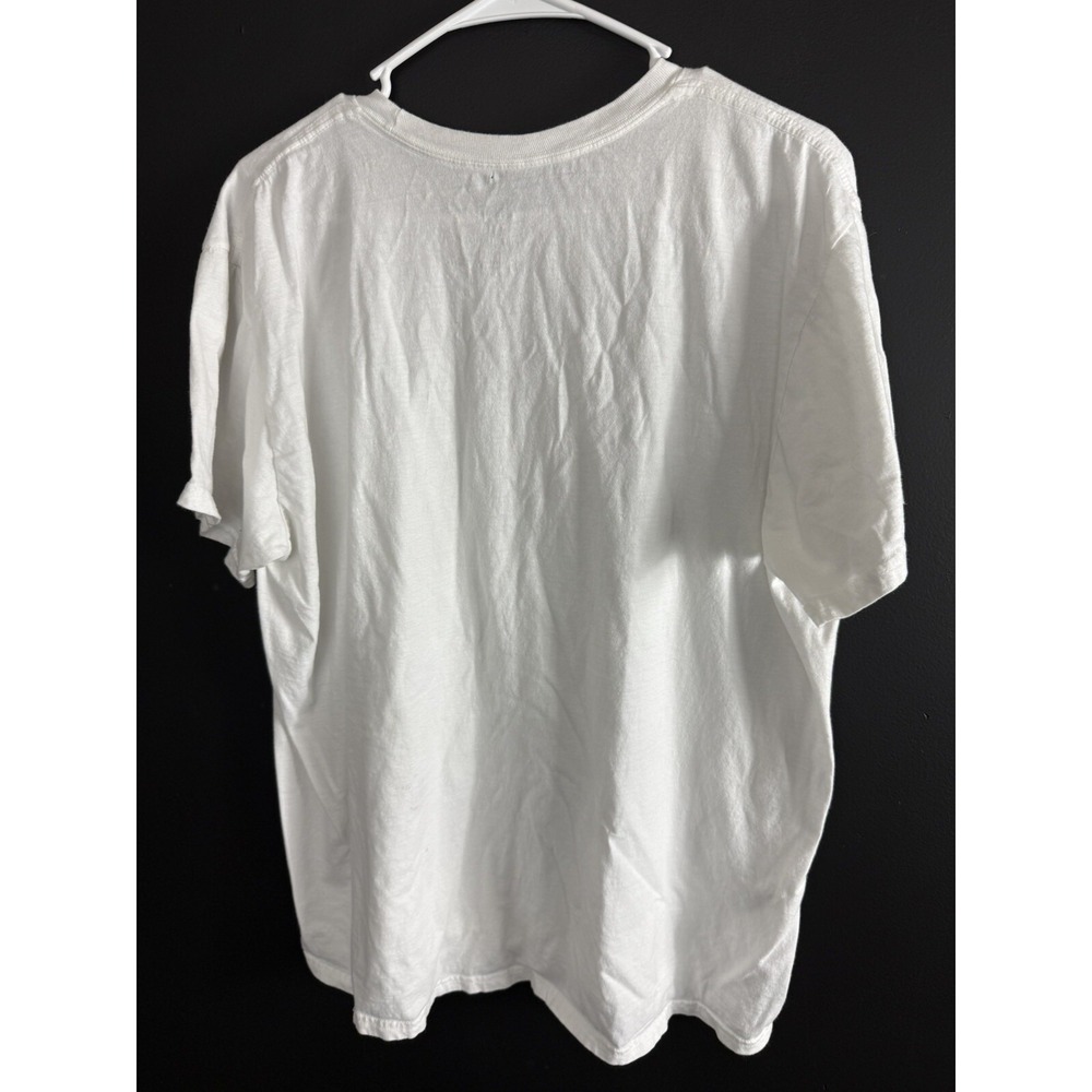 Disney TShirt Peace Love Mickey Mouse White Size 2XL‎ Graphic Tee - Picture 4 of 4